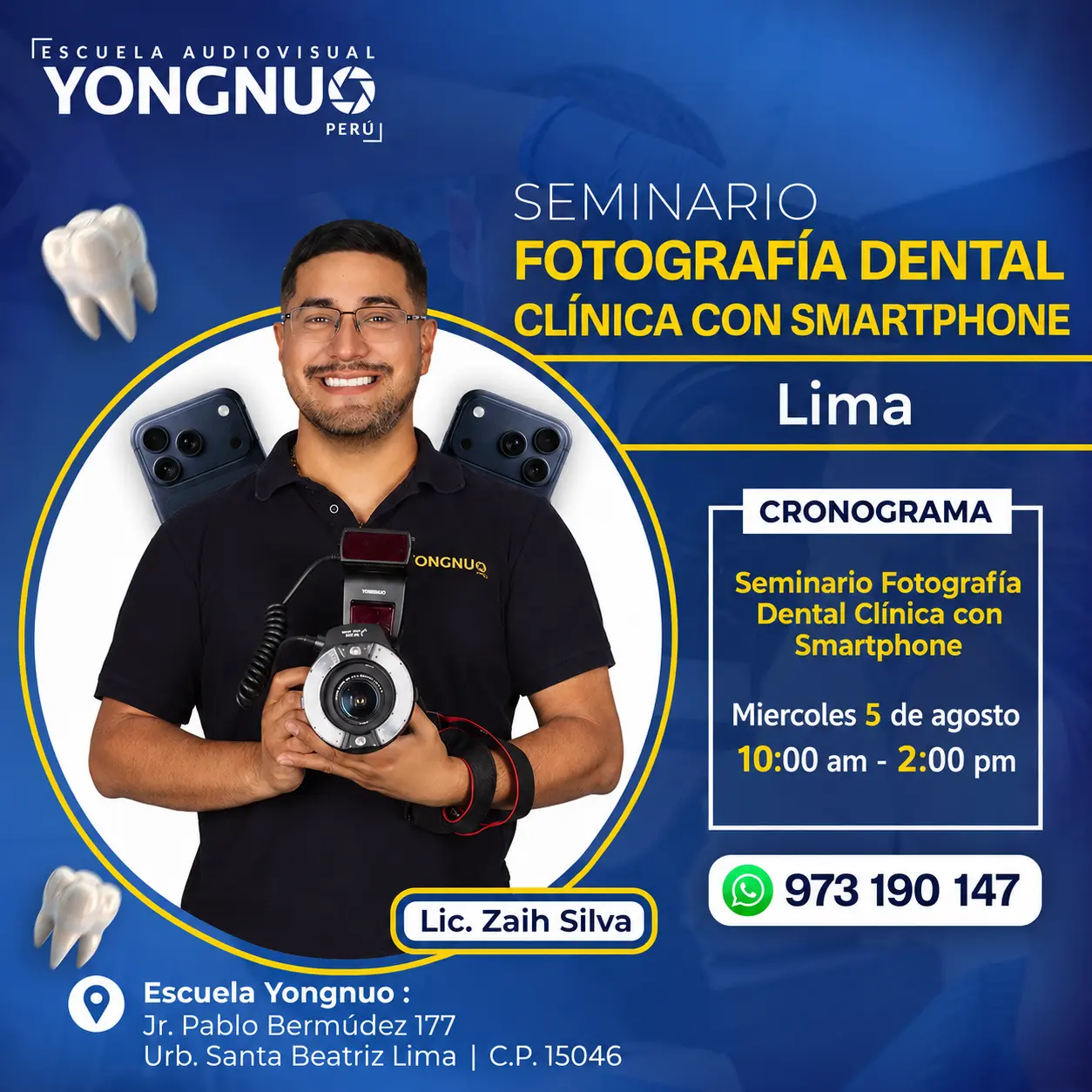 Portada de Fotografía Dental Clínica con Smartphone