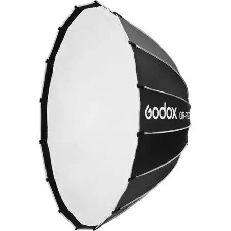 SOFTBOX PARABOLICO GODOX DE ARMADO RAPIDO DE 120CM CON MONTURA TIPO S